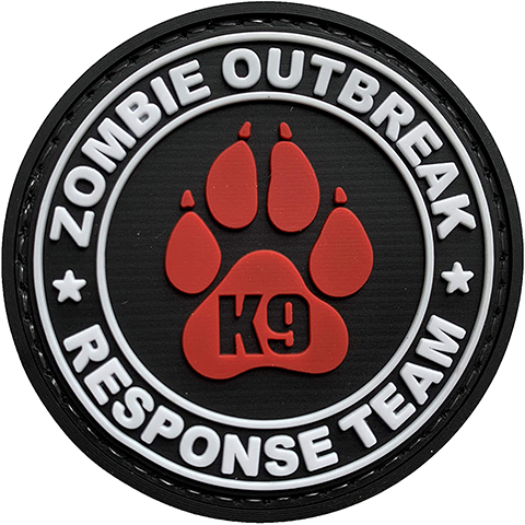 Zombie Outbreak Response Team Kitty PVC Patch